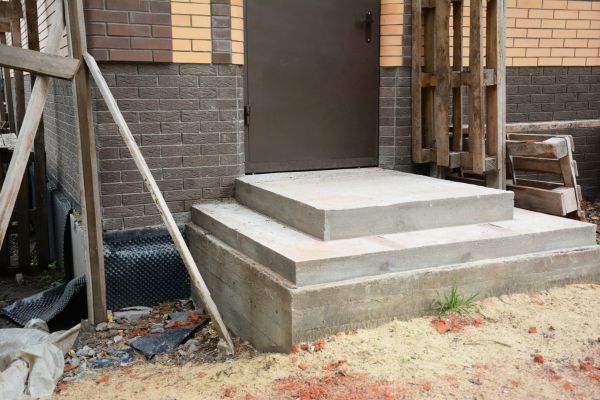 Cement Steps Construction in Marysville